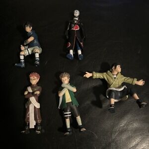 Naruto PVC Cake Topper Figure Lot Of 5  F1